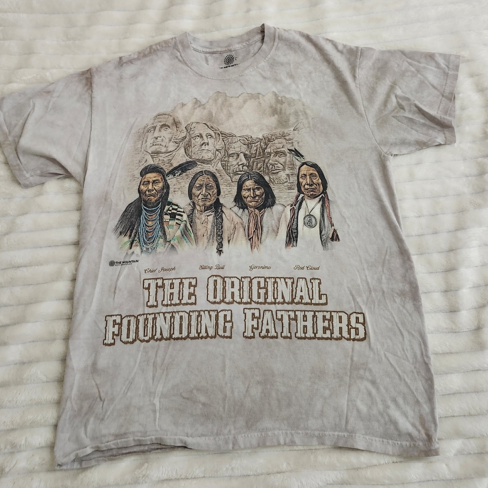 The Mountain The Original Founding Fathers Tie Dye T-Shirt Size LARGE